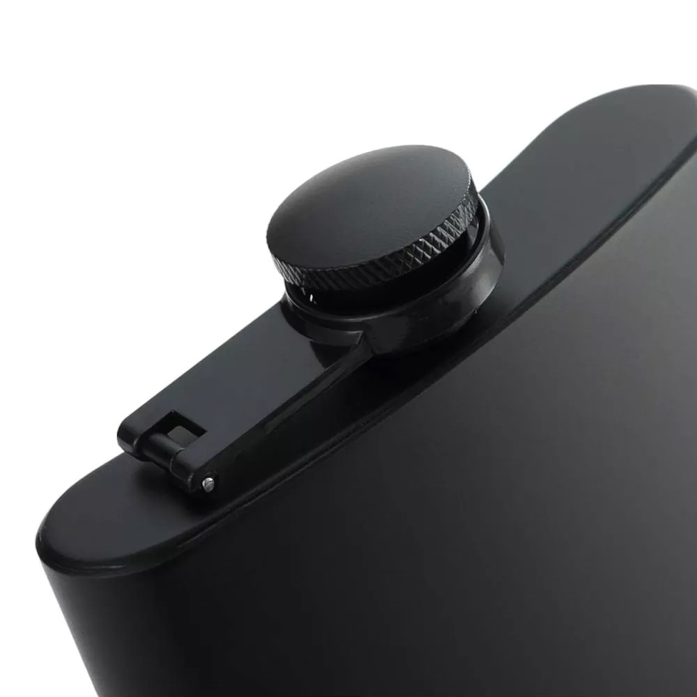 Miniatura 6 de Licorera En Acero Inoxidable 8 Oz Negro